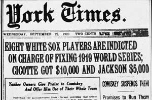 The Black Sox Scandal 